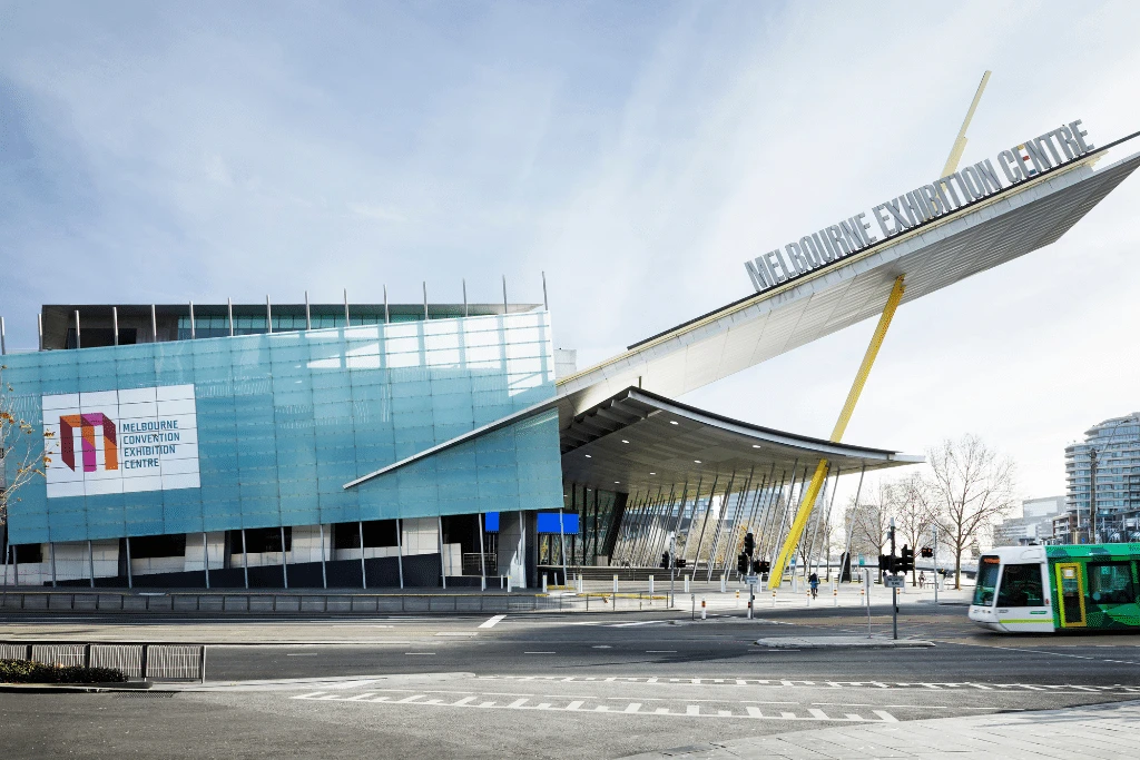 a building with trees and plants