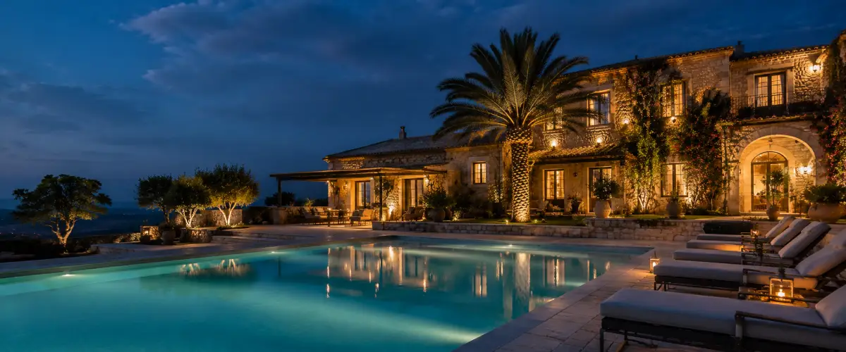 Villa di pregio con piscina, giardino e ampi spazi esterni