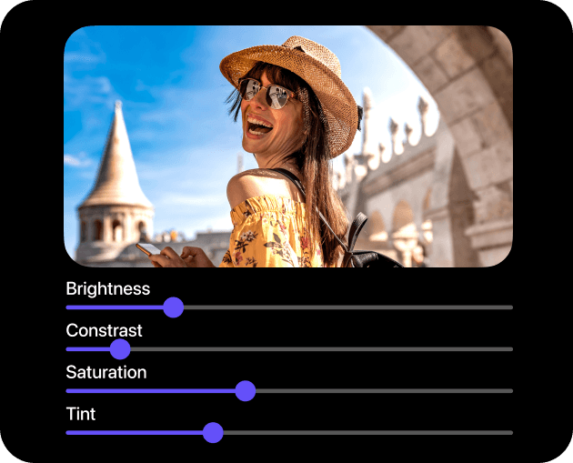 Smart photo editing tools 