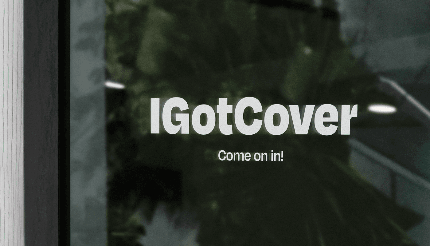 I Got Cover Logo on building