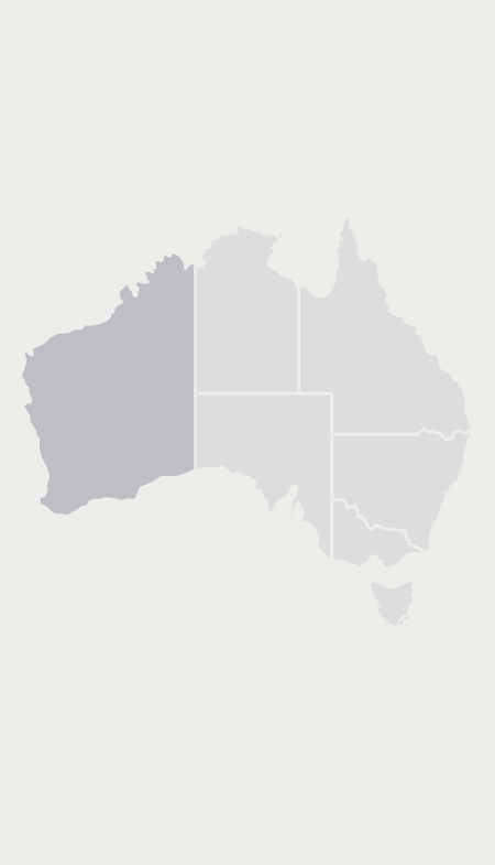 Map of Western Australia