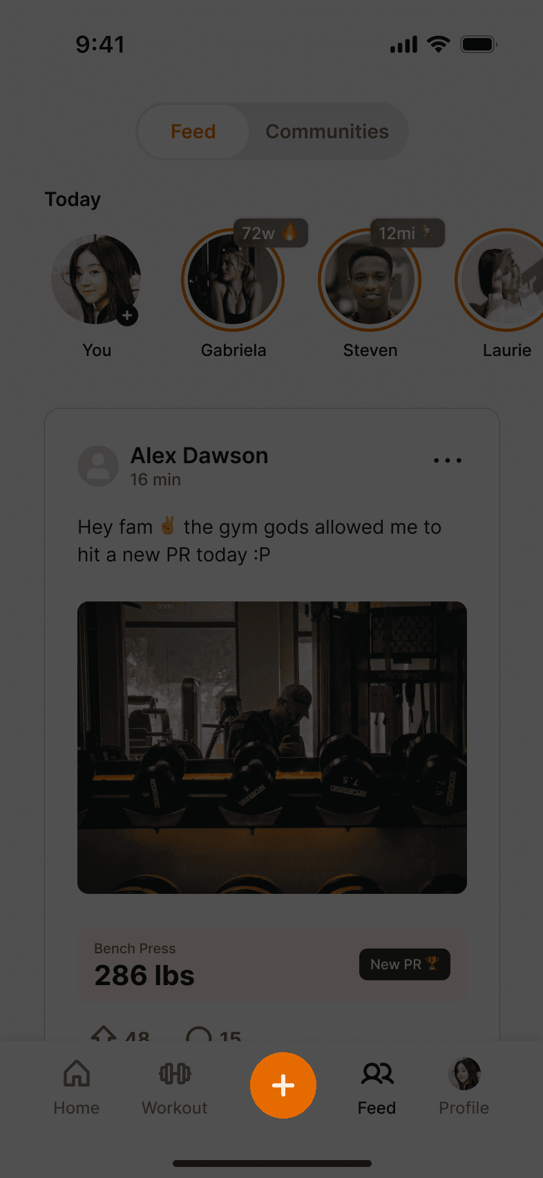 Create button highlighted