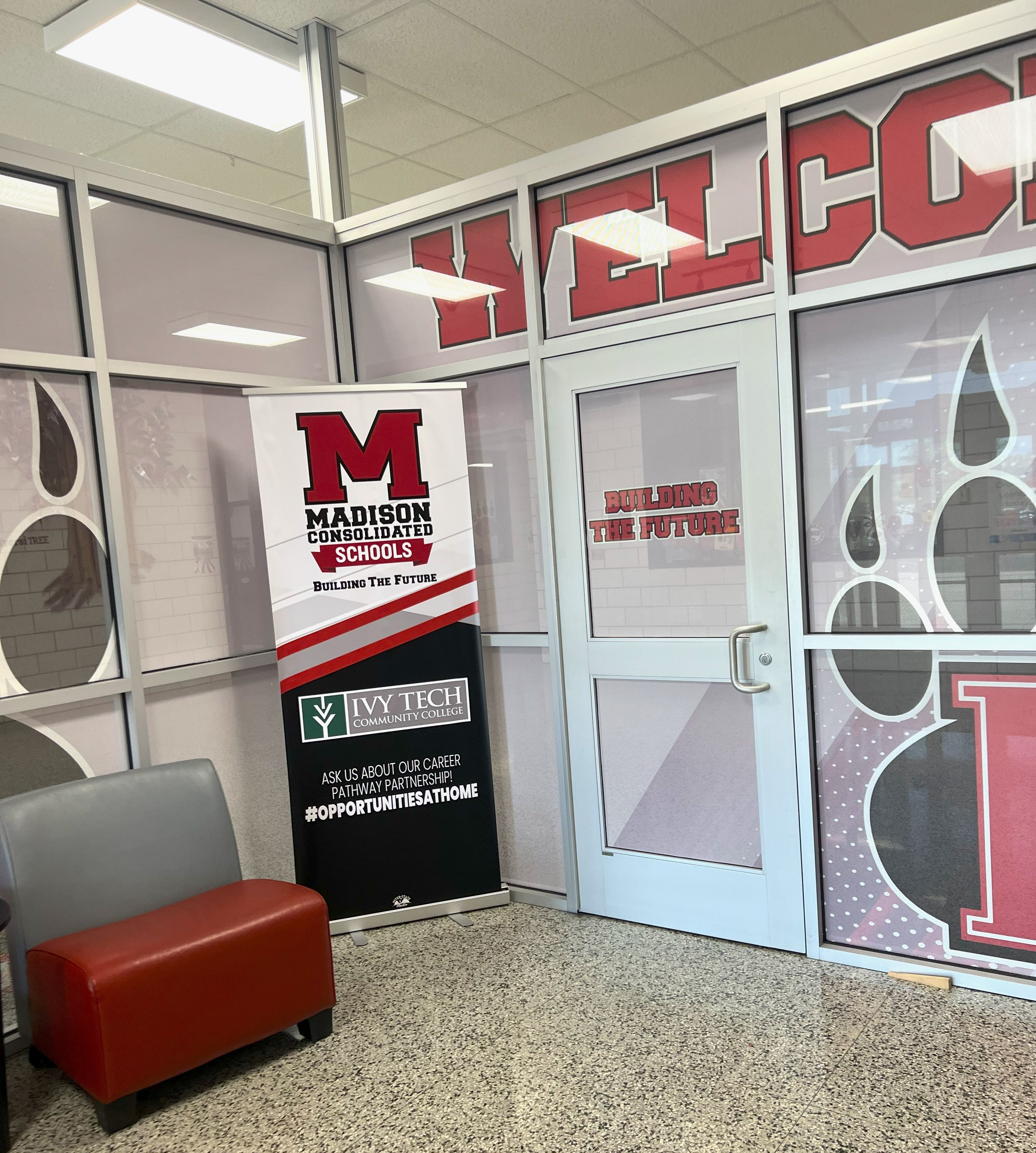 entrance of madison junior high school