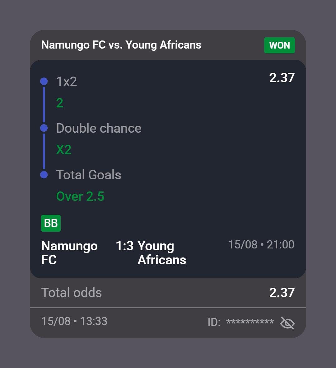 yanga won