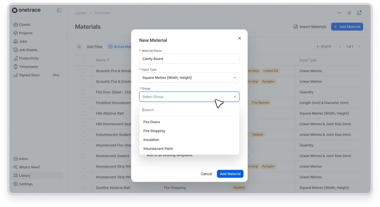 onetrace-configuration