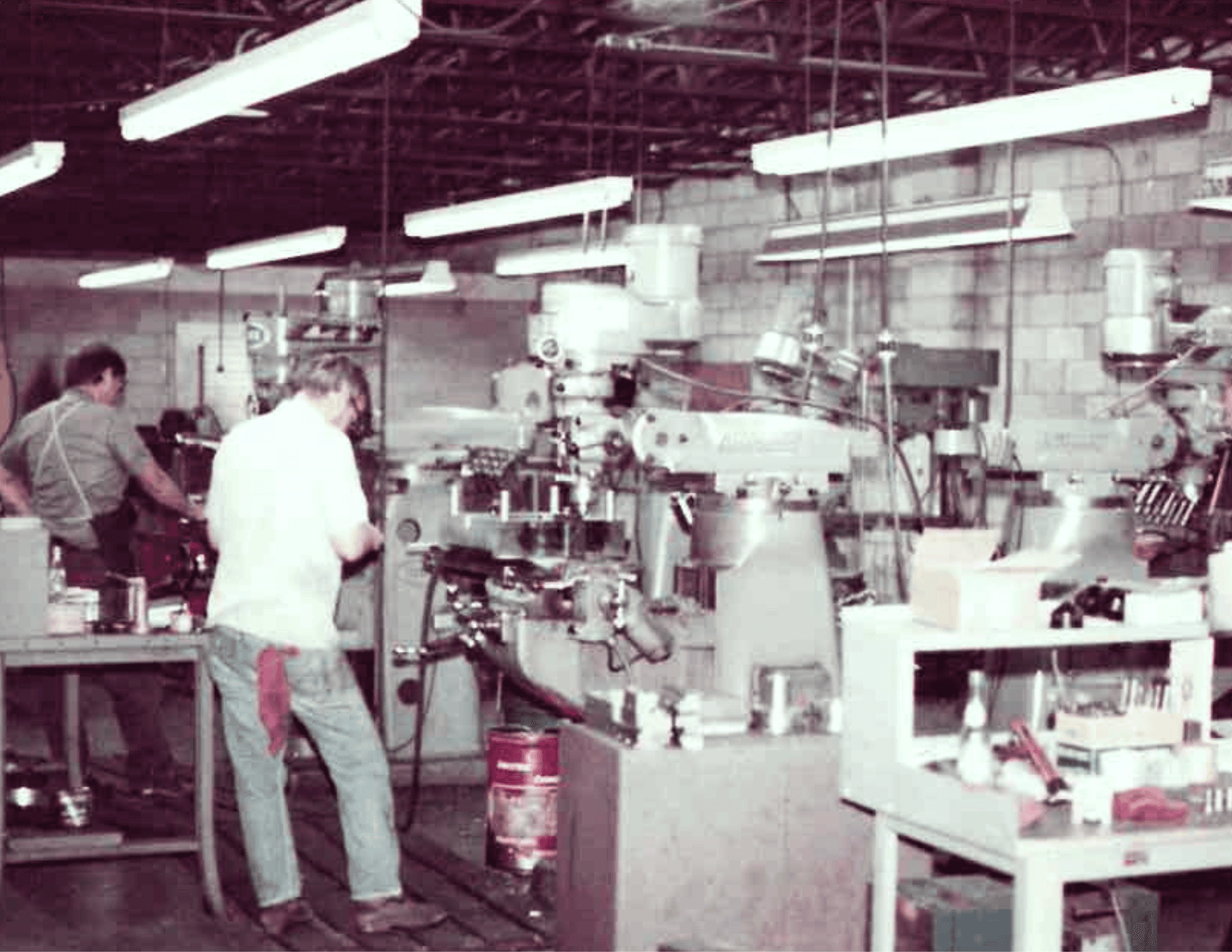 Worker operating machine