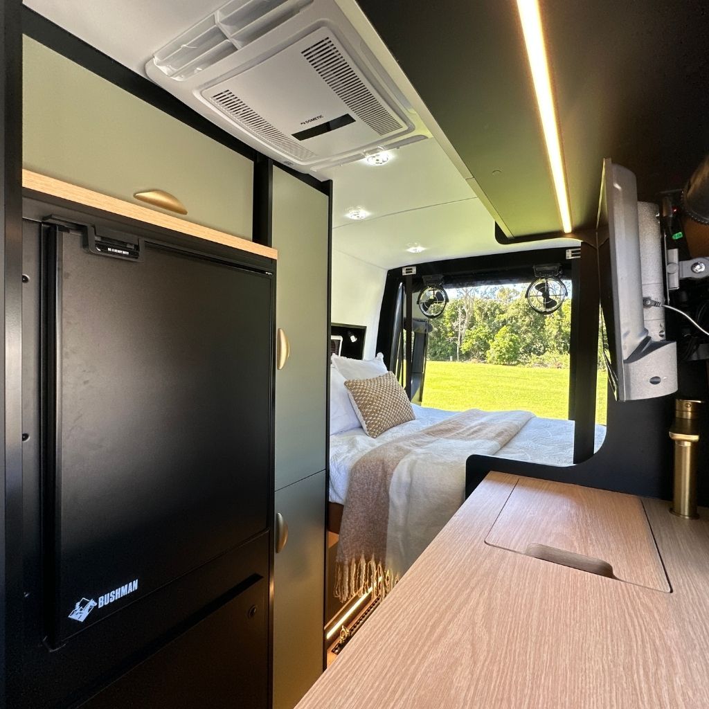 Campervan Rear with storage