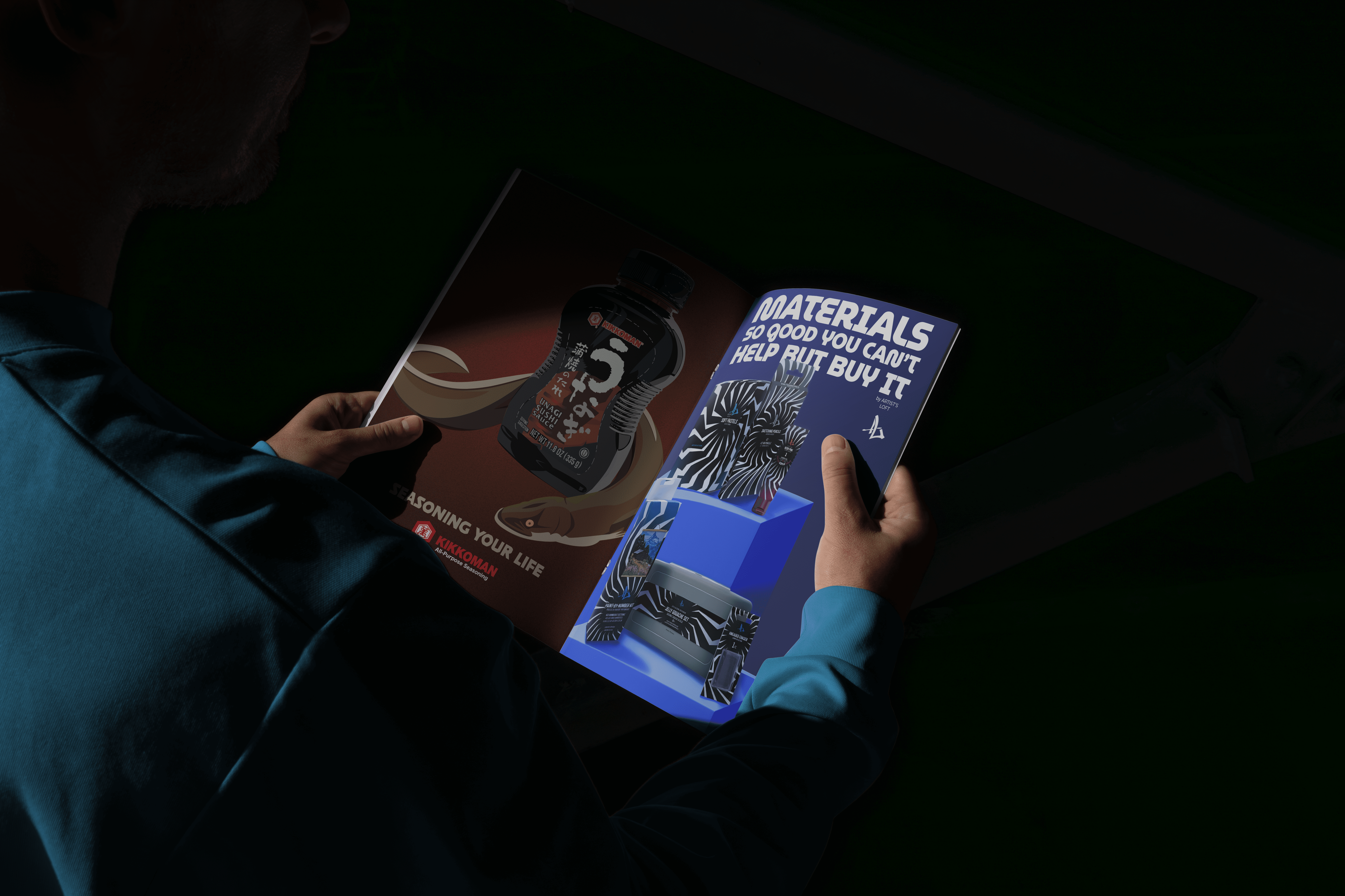 the conglomerate ad in a magaziine