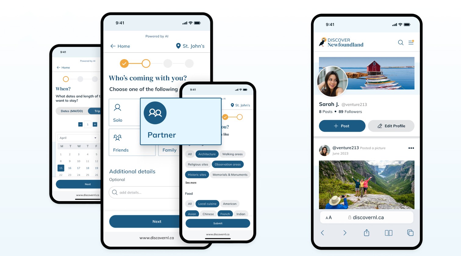 Travel and tourism app from Ben Lannon Samson