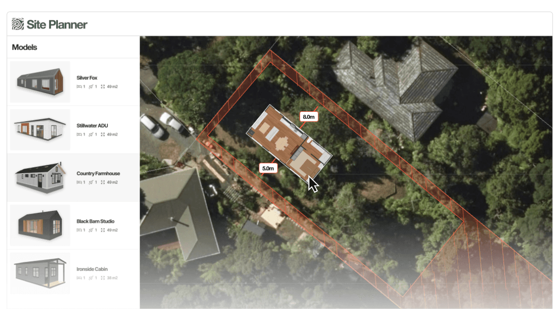Preview of Tiny Easy's Site Planner