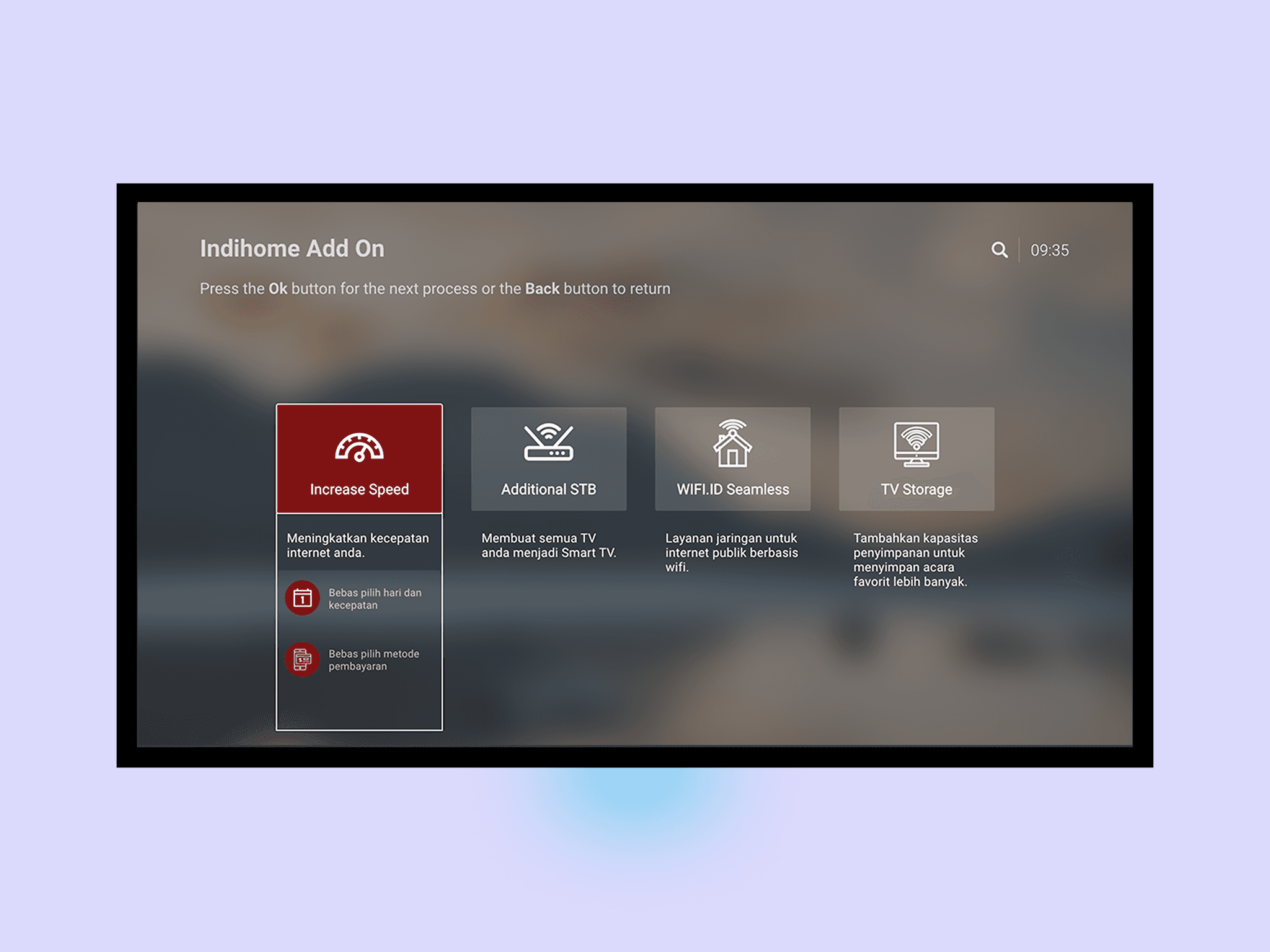 Android TV Add On Page