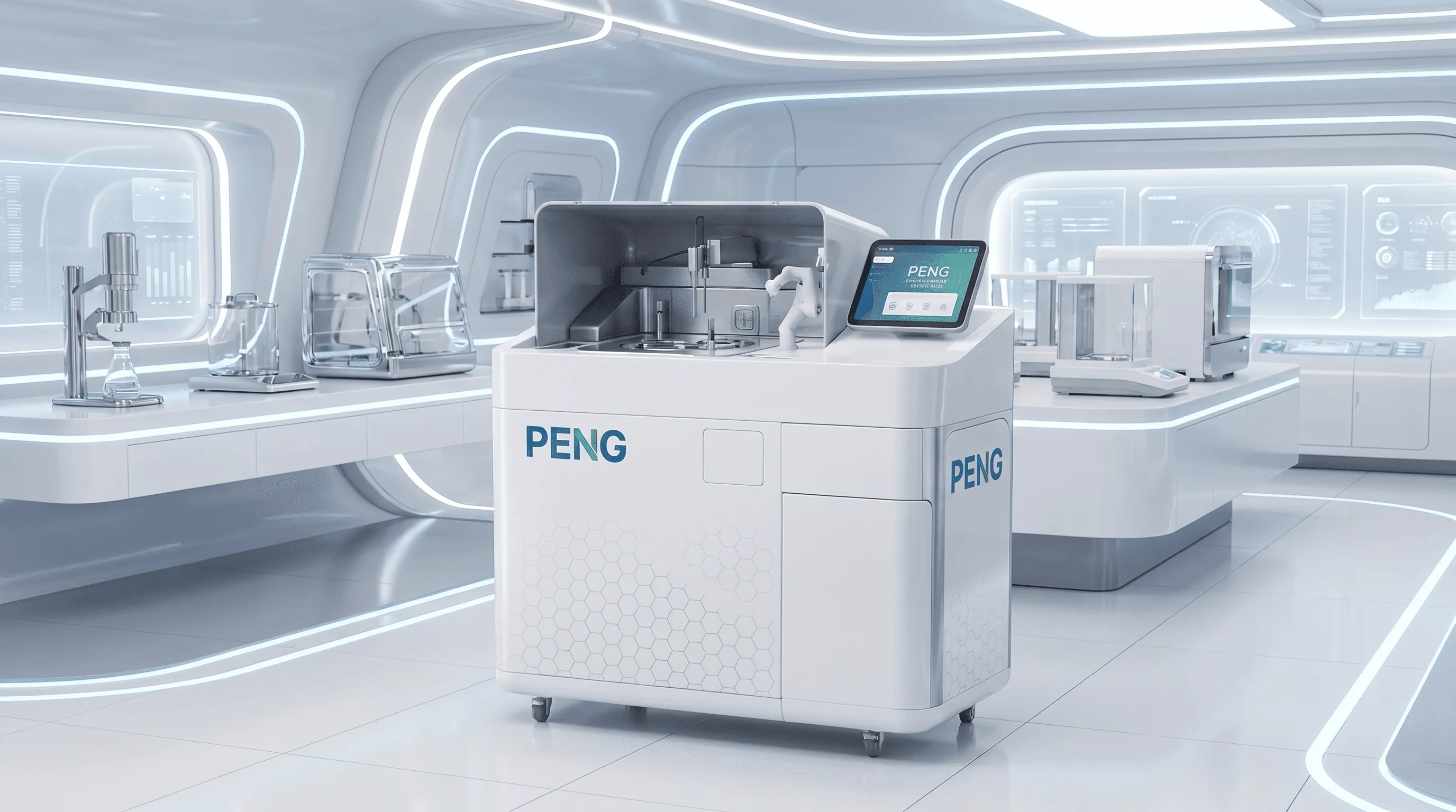 Peng molecular diagnostics analyzer digital twin in clinical lab