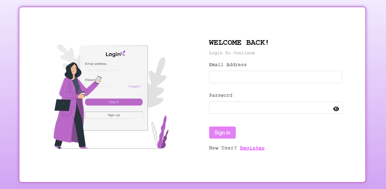 Login & Register
