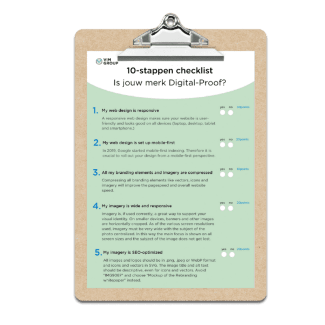 10-stappen checklist voor een digital-proof merk