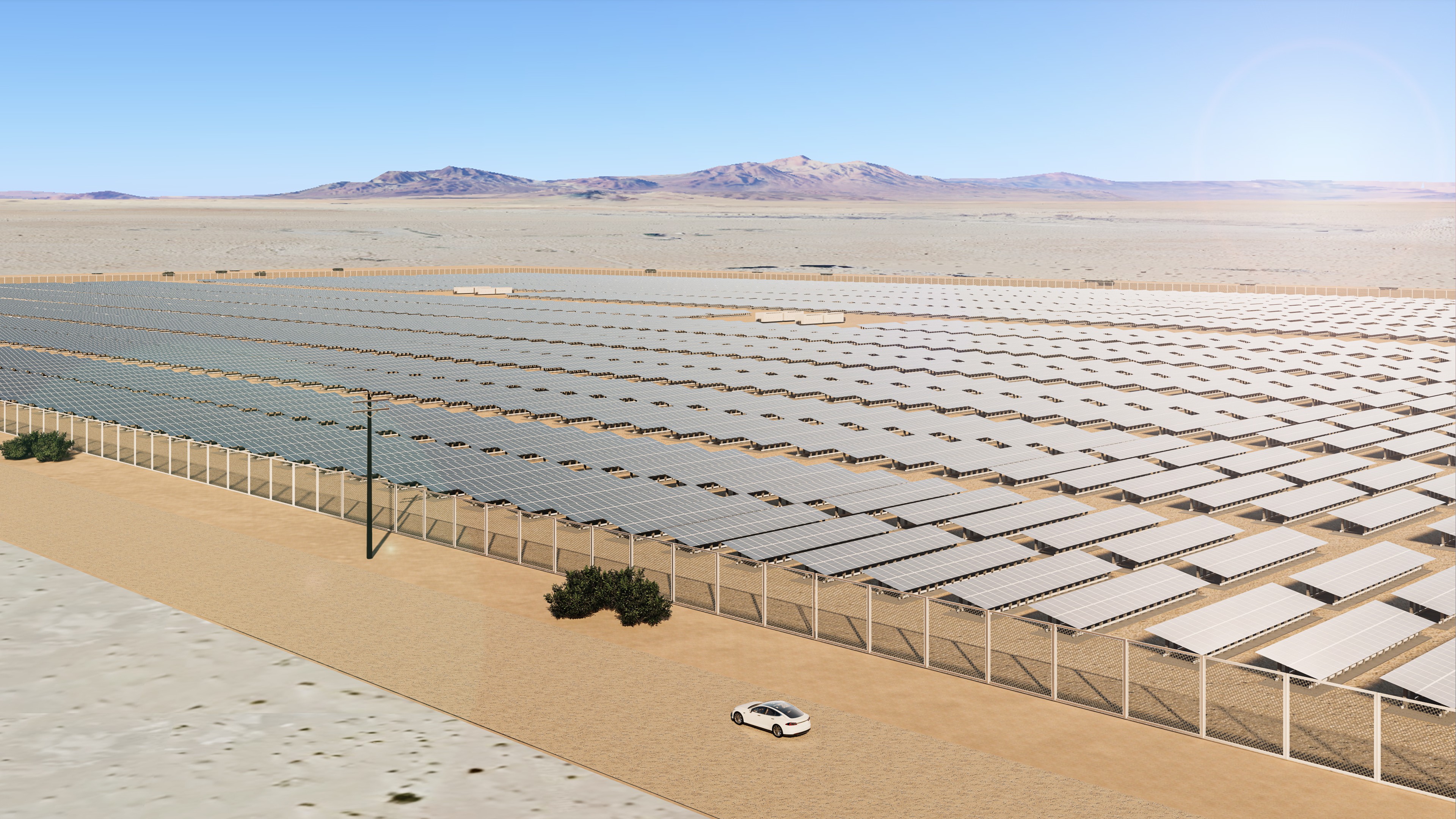 Image of solar plate, before windmill