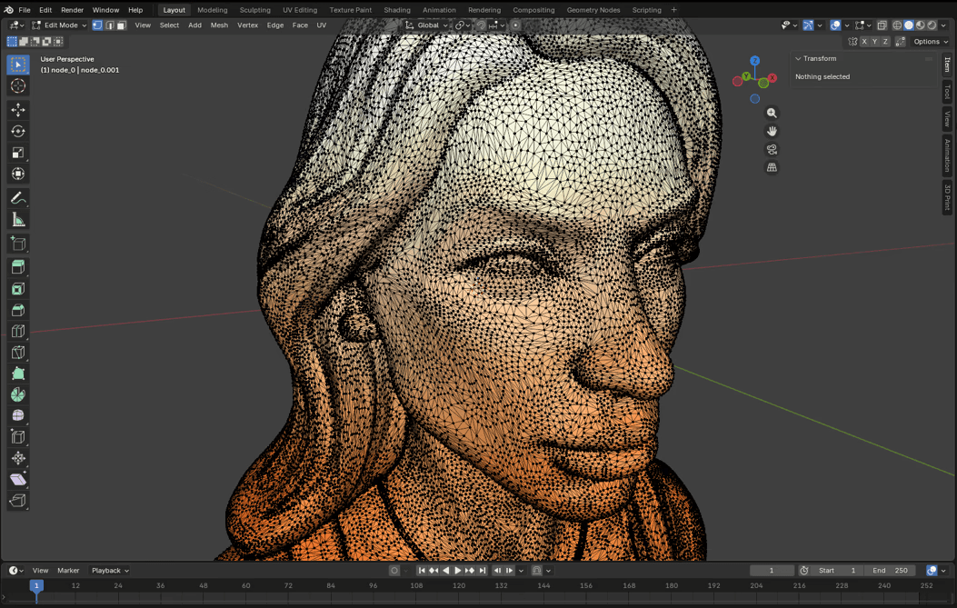 A 3D-rendered oversized purple hoodie covered in colorful graphic patches, with yellow accents and a bold black-and-yellow front design on a soft purple background.