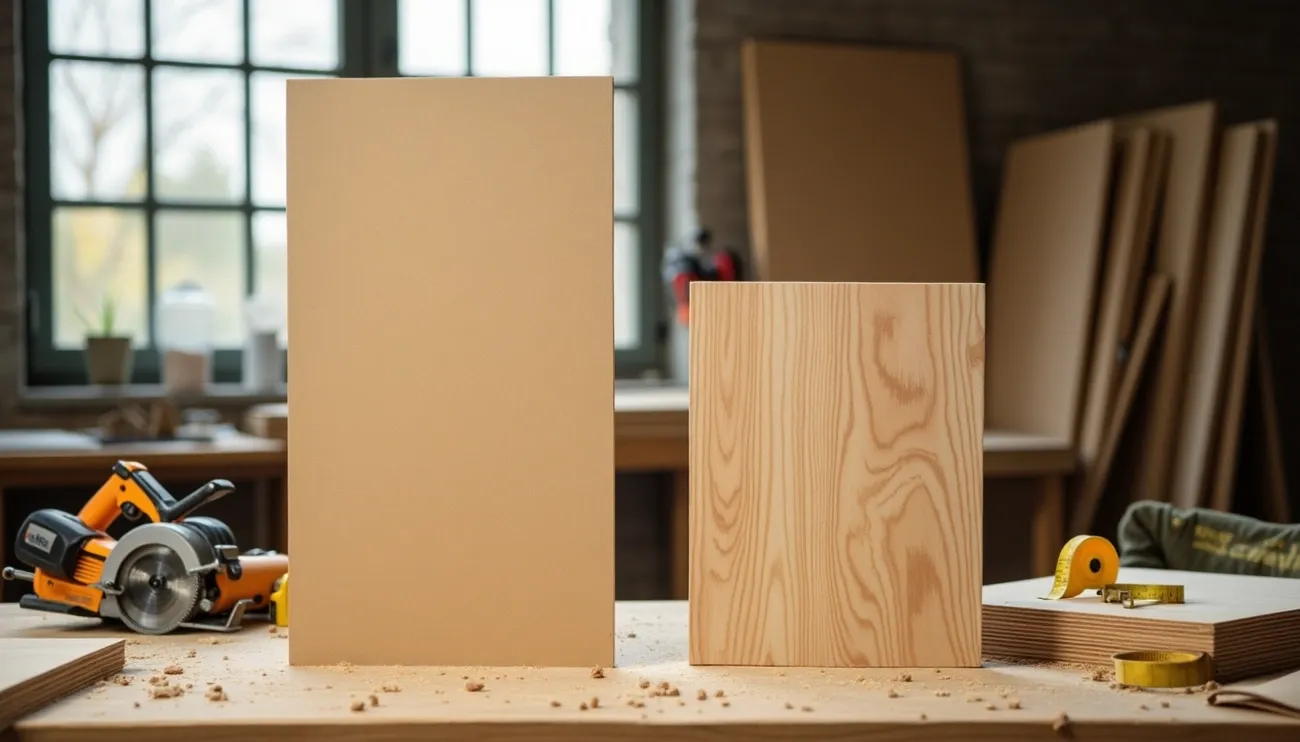 Sklejka vs MDF: Który materiał wytrzyma dłużej i jest lepszy?