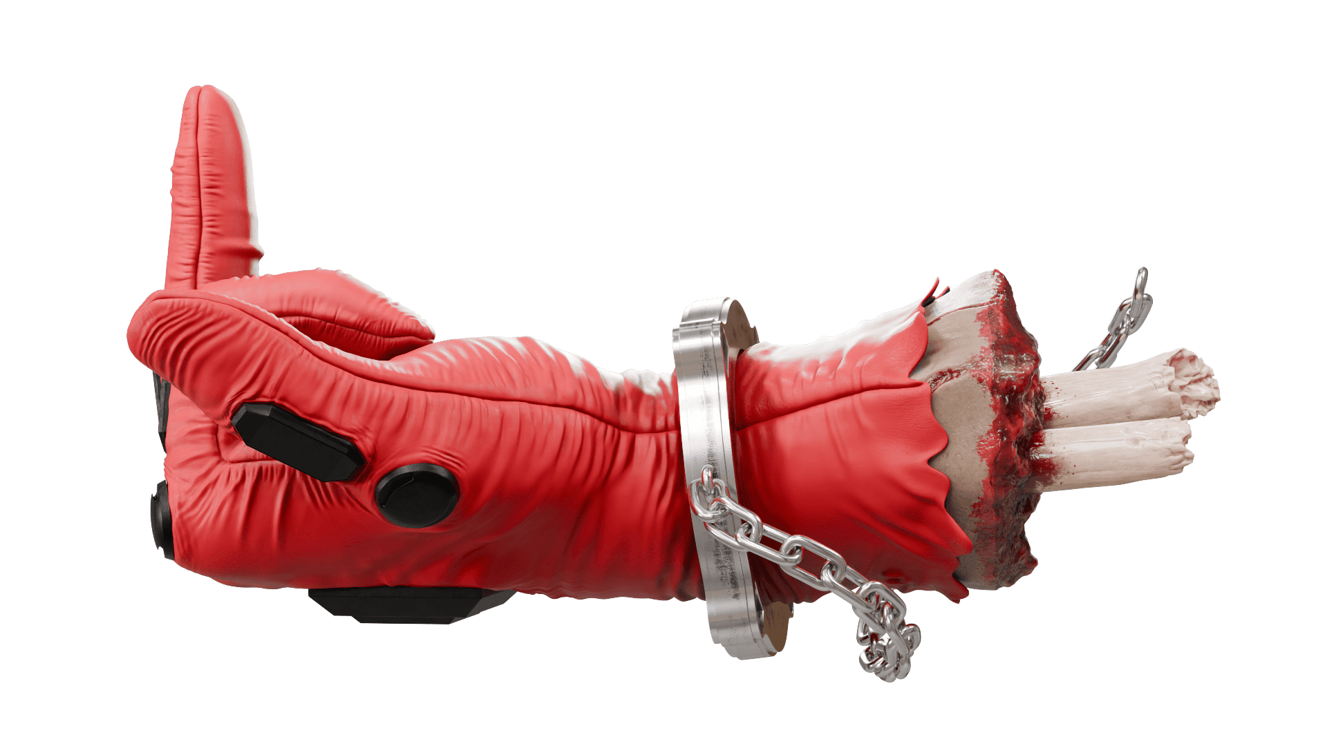 This collectible piece is a custom 3D recreation of Deadpool’s iconic hand, designed in ORRRRICO’s signature Funko-inspired style.