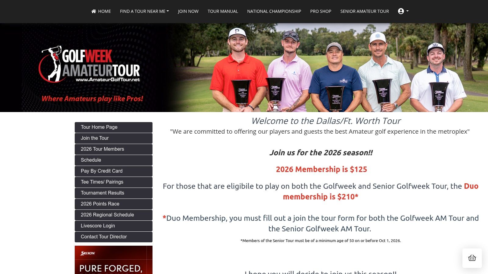 Golfweek Amateur Tour – Dallas/Fort Worth Chapter
