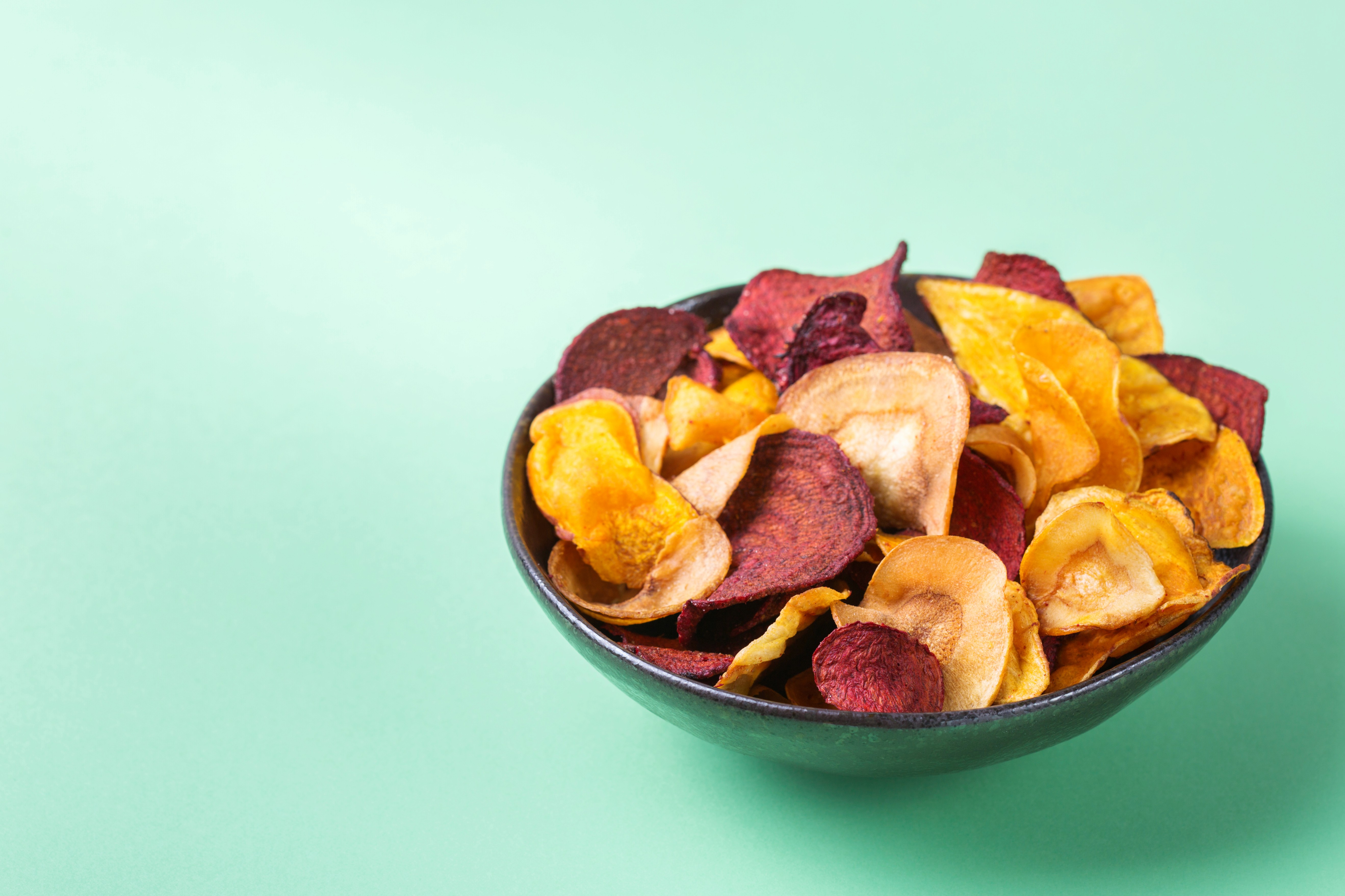 Veggie chips as healthy snacking option