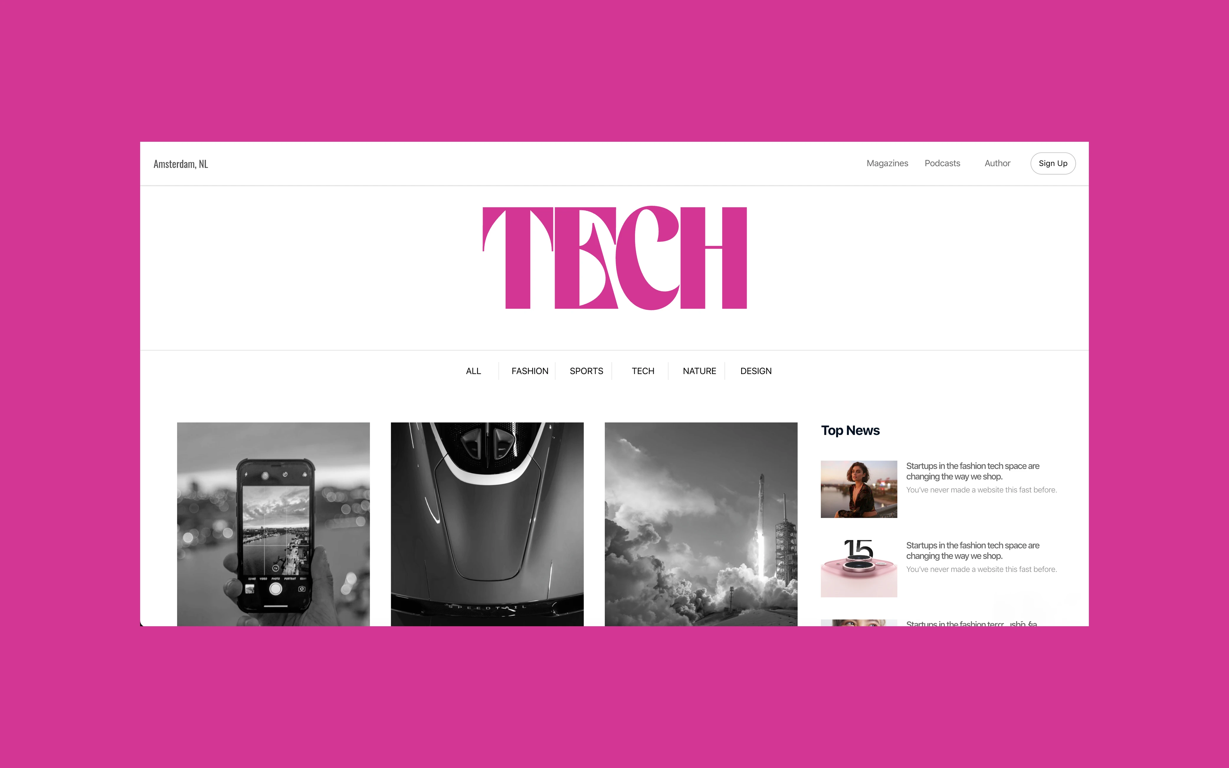 Empowering news creators with Framer Template