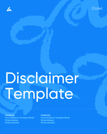 Disclaimer Template