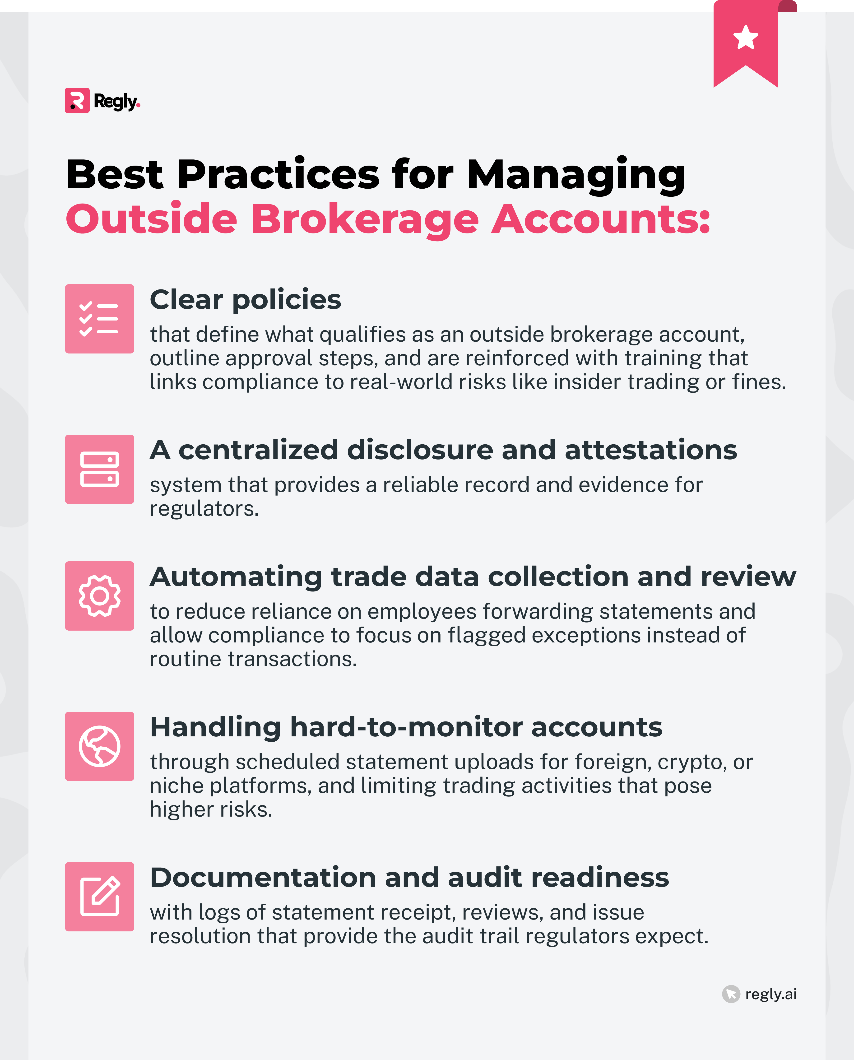 Best Practices for Outside Brokerage Accounts