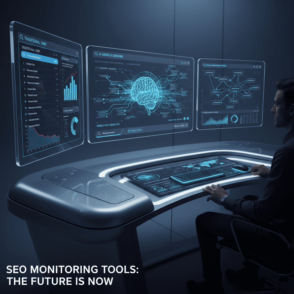 Advanced SEO monitoring tools setup showing comprehensive search visibility tracking