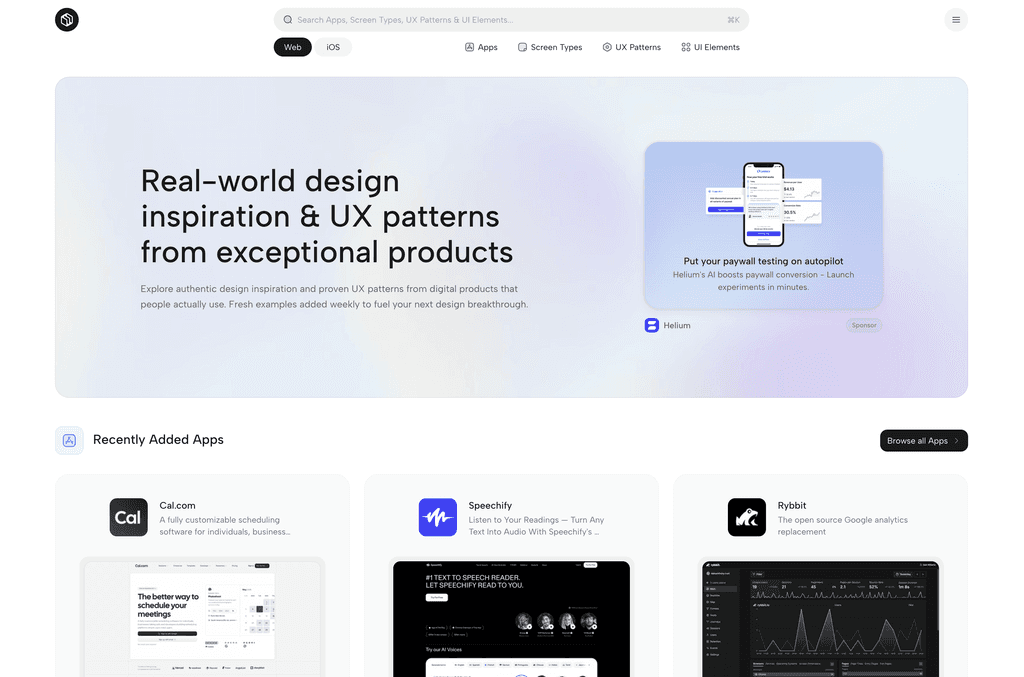Top 25 UI Inspiration Sites in 2025 - Create UI Blog