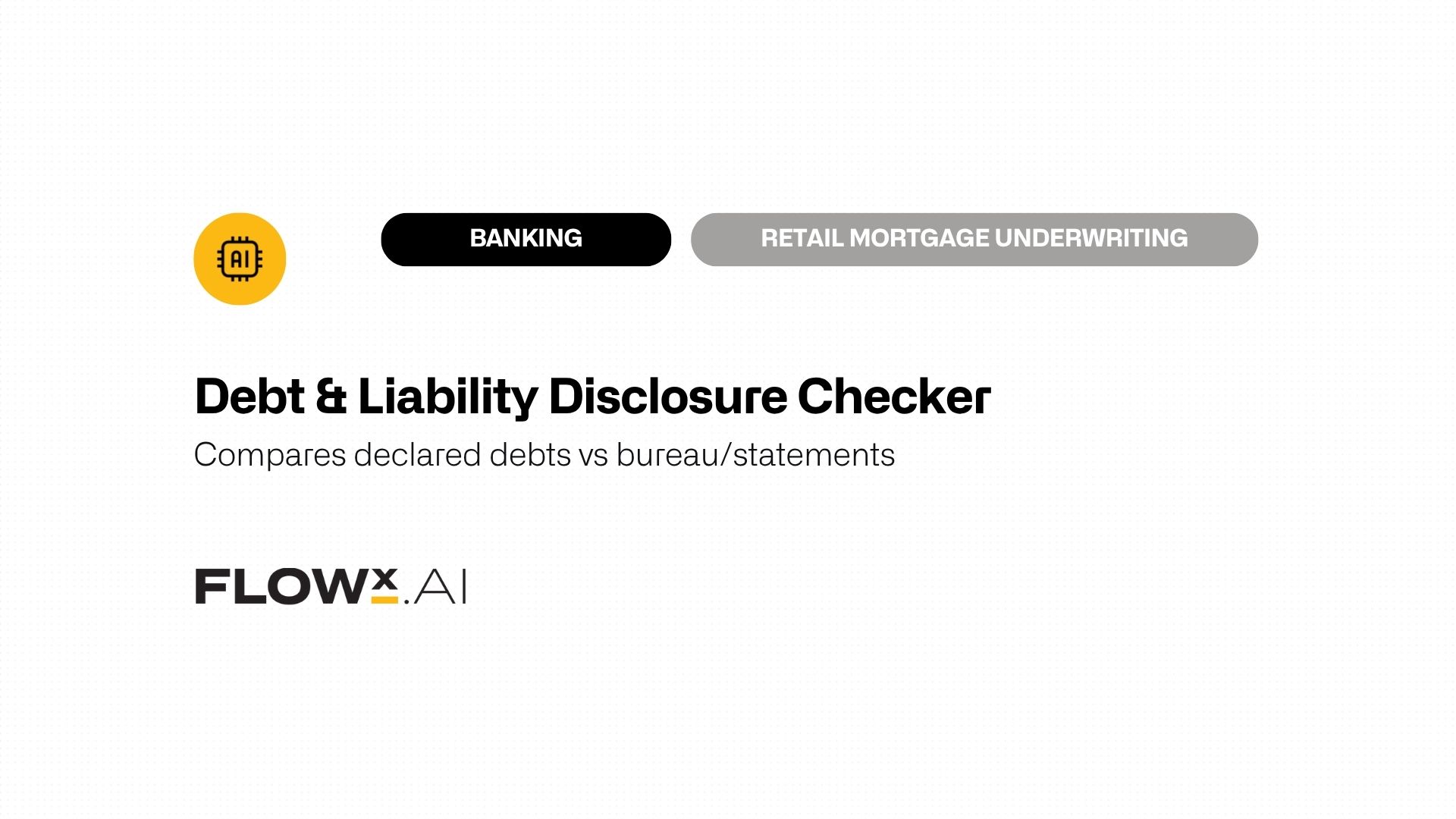 Debt & Liability Disclosure Checker
