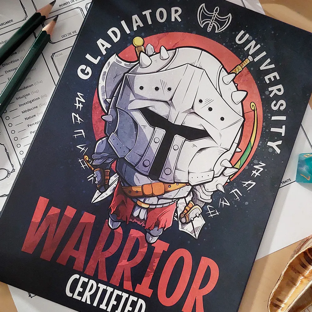 illustration rpg warrior certified