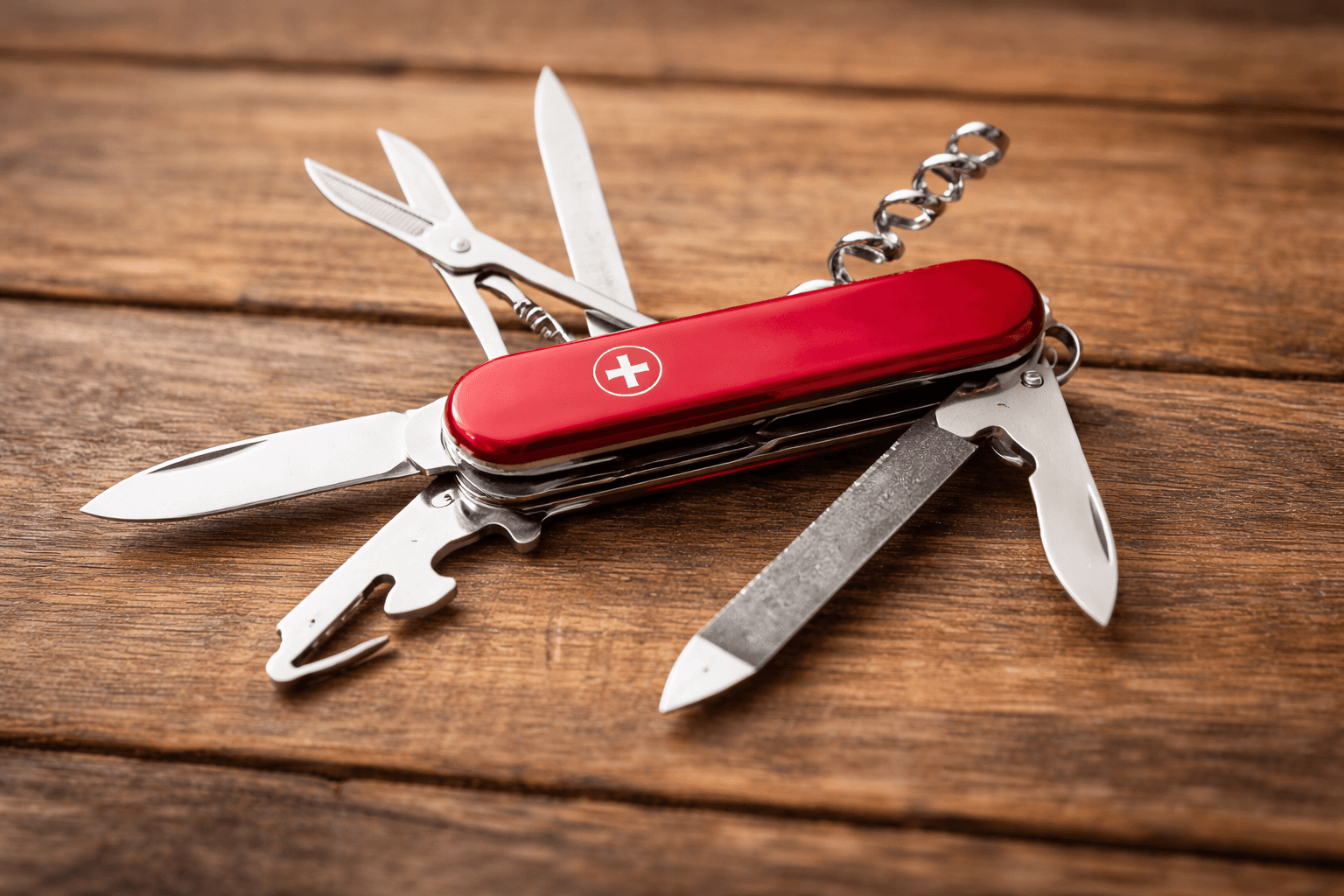 Swiss Army knife representing a multi-tool physical therapy approach to chronic pain treatment in Oak Park and Chicago.
