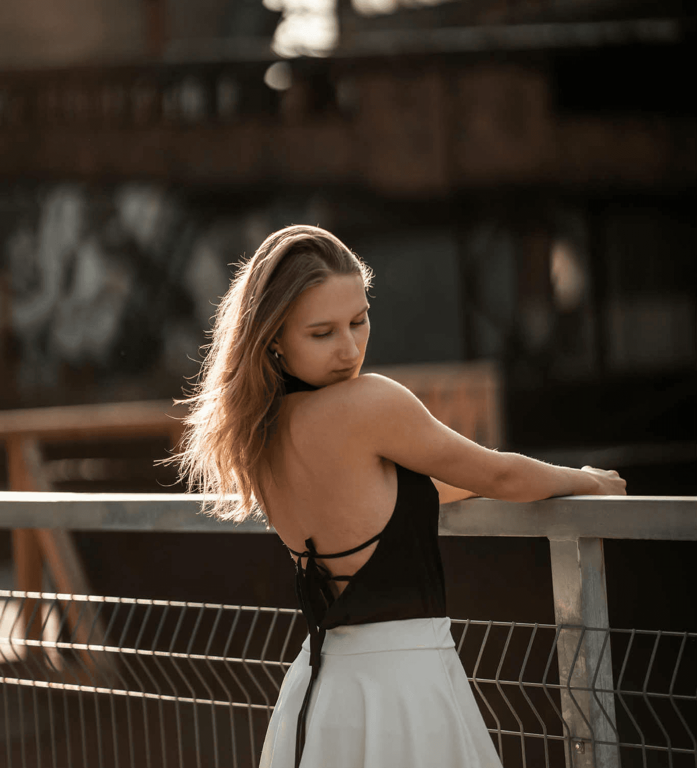 beautiful couple outdoors