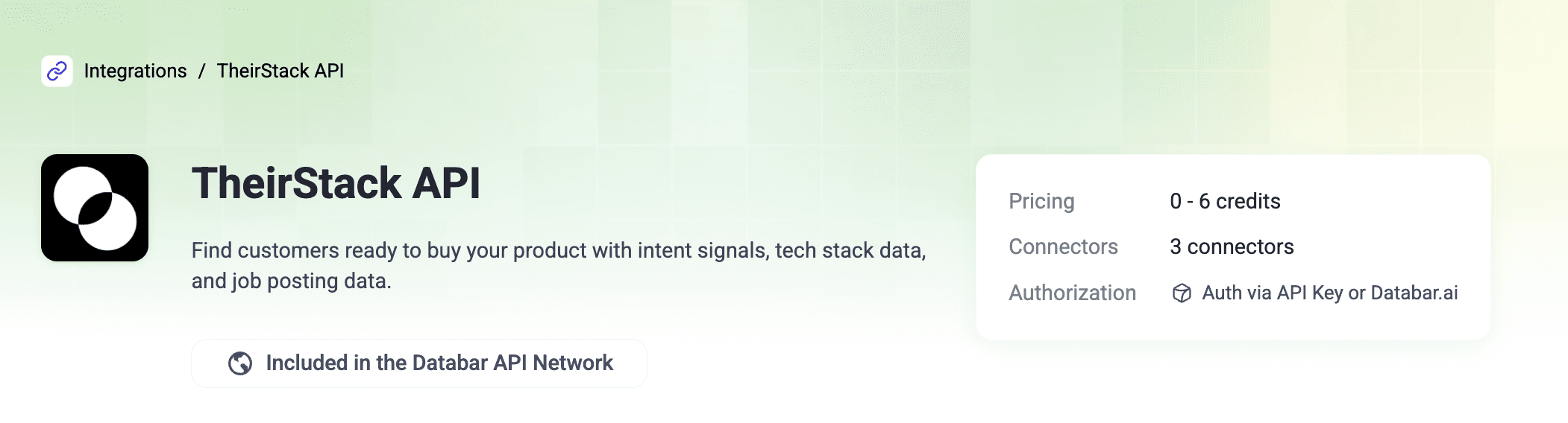 TheirStack integration