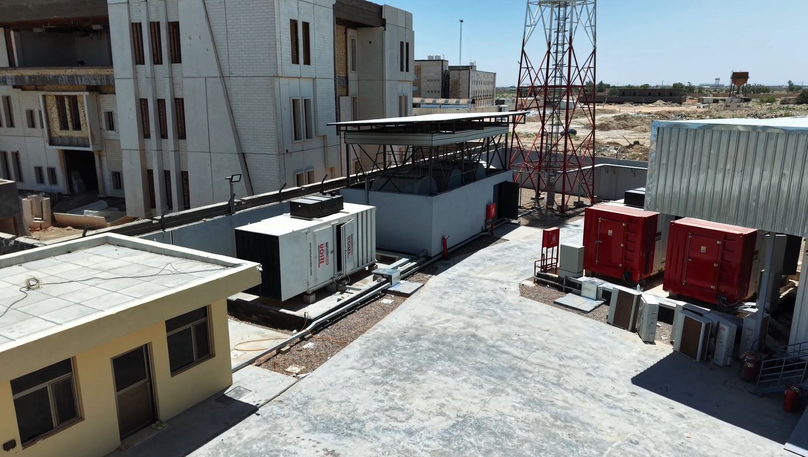 Outside Tier III Data Center Iraq Zain IPT PowerTech
