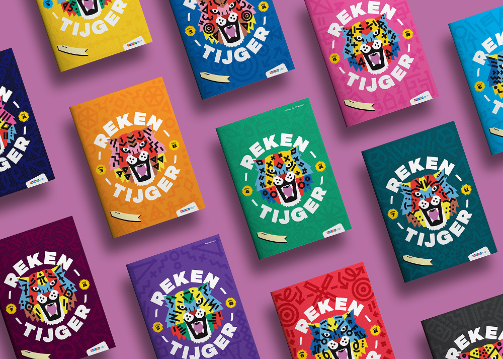 Grafisch ontwerp Reken Tijger overzicht