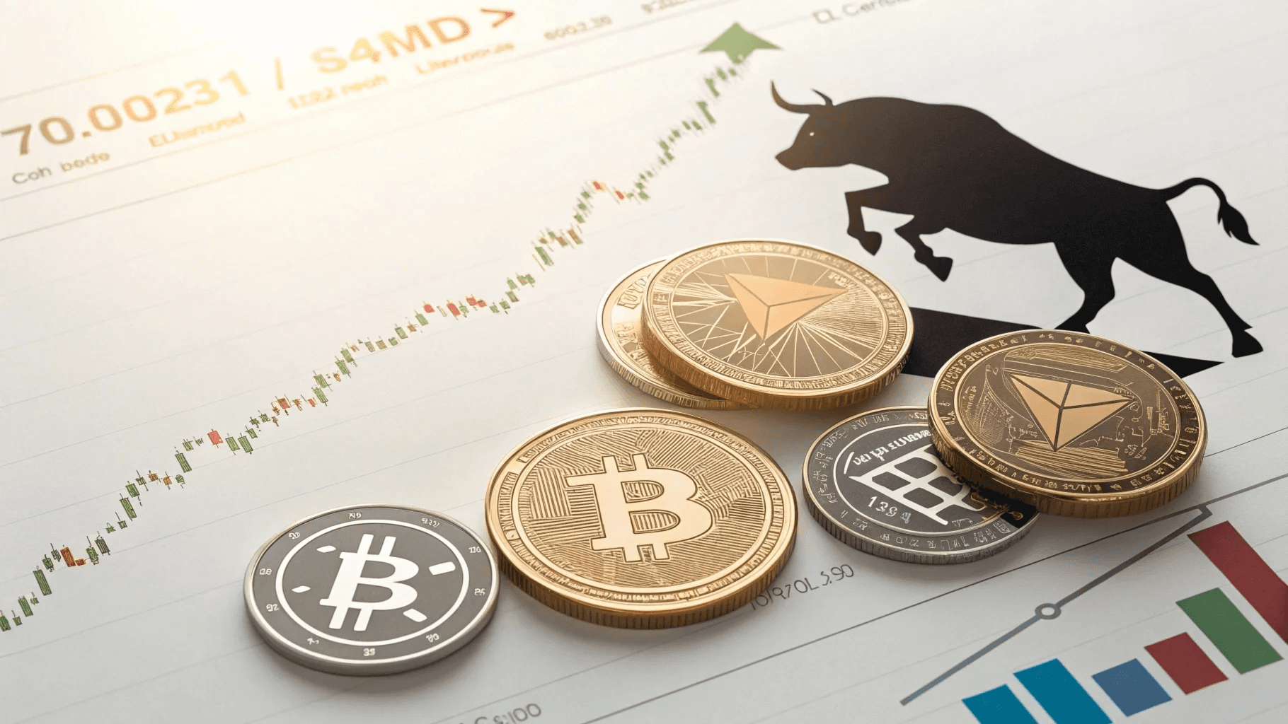 Crypto coins on bull market chart - Crypto Coins vs Tokens