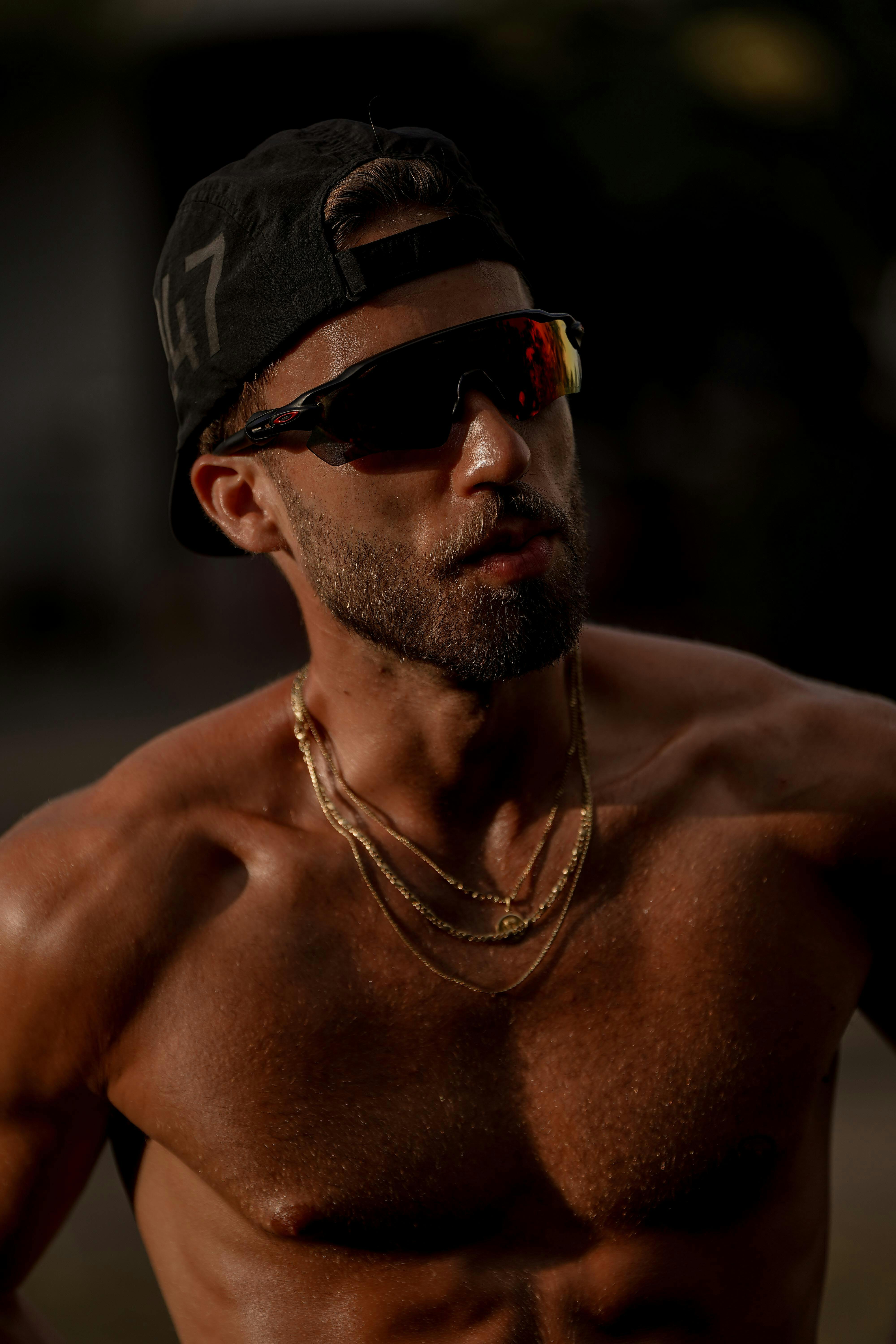 Young woman in athletic wear on a balcony.