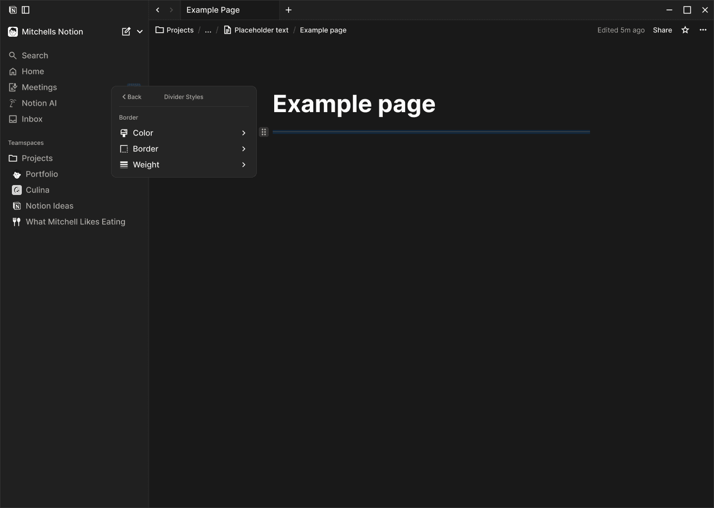 An early figma design of my new portfolio