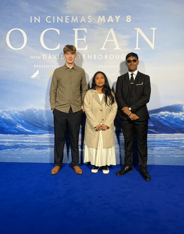 Thomas Allis at the Premiere of Ocean by David Attenborough