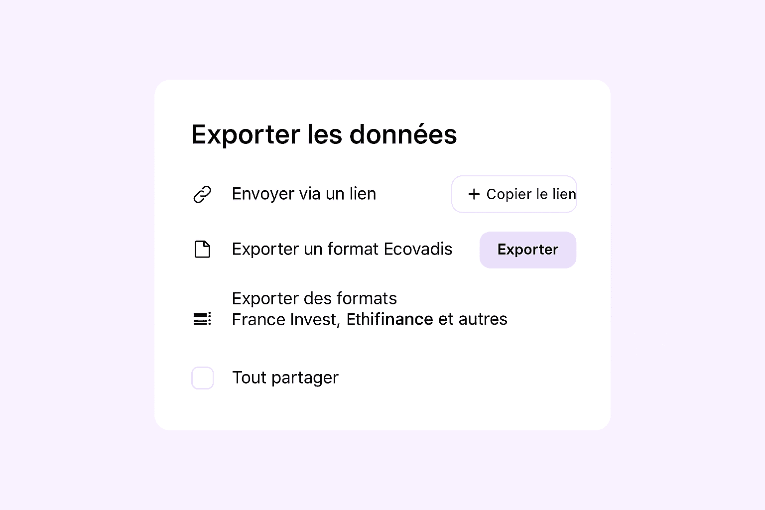 A sustainability report of a company