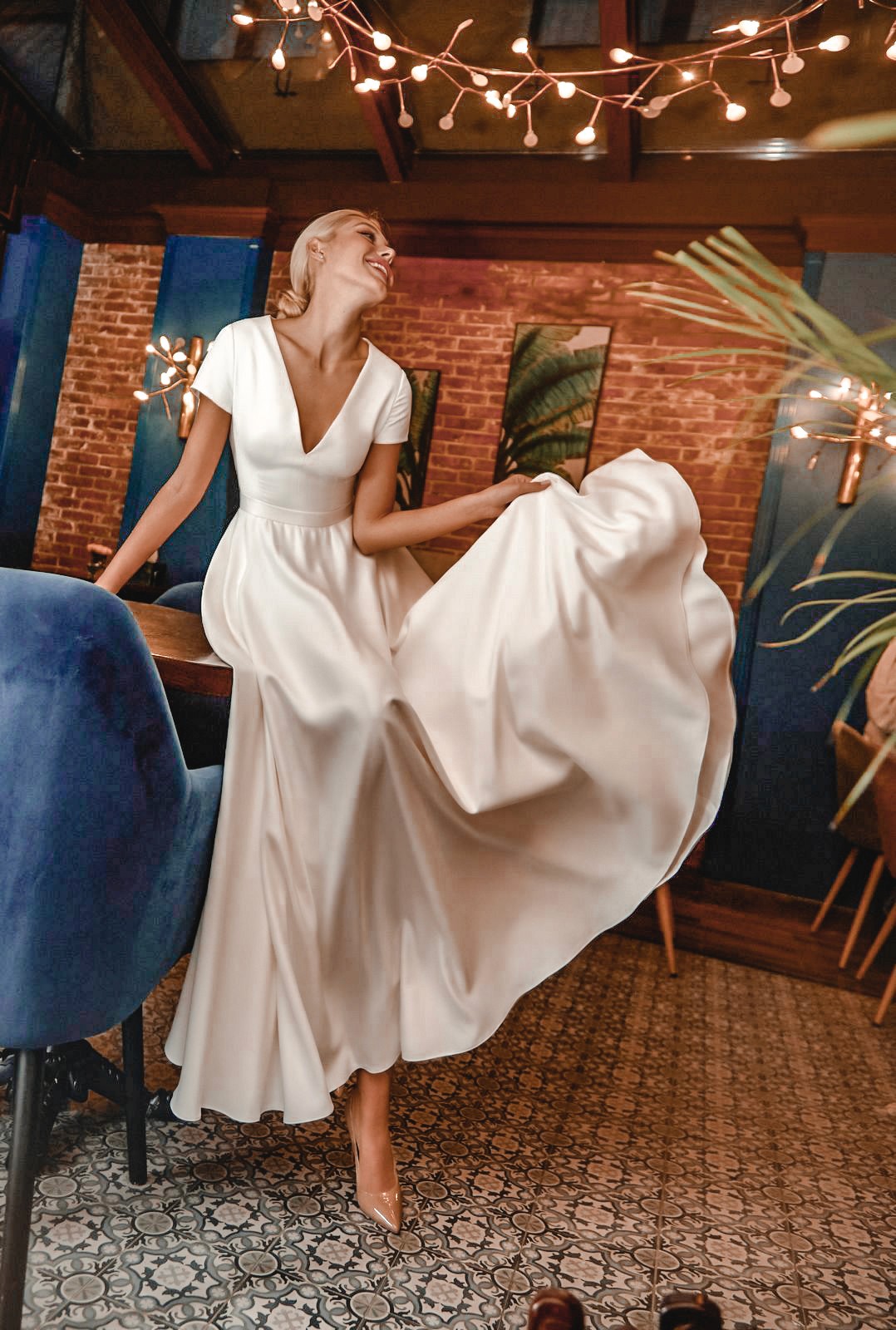 Standesamt Brautmode knielang