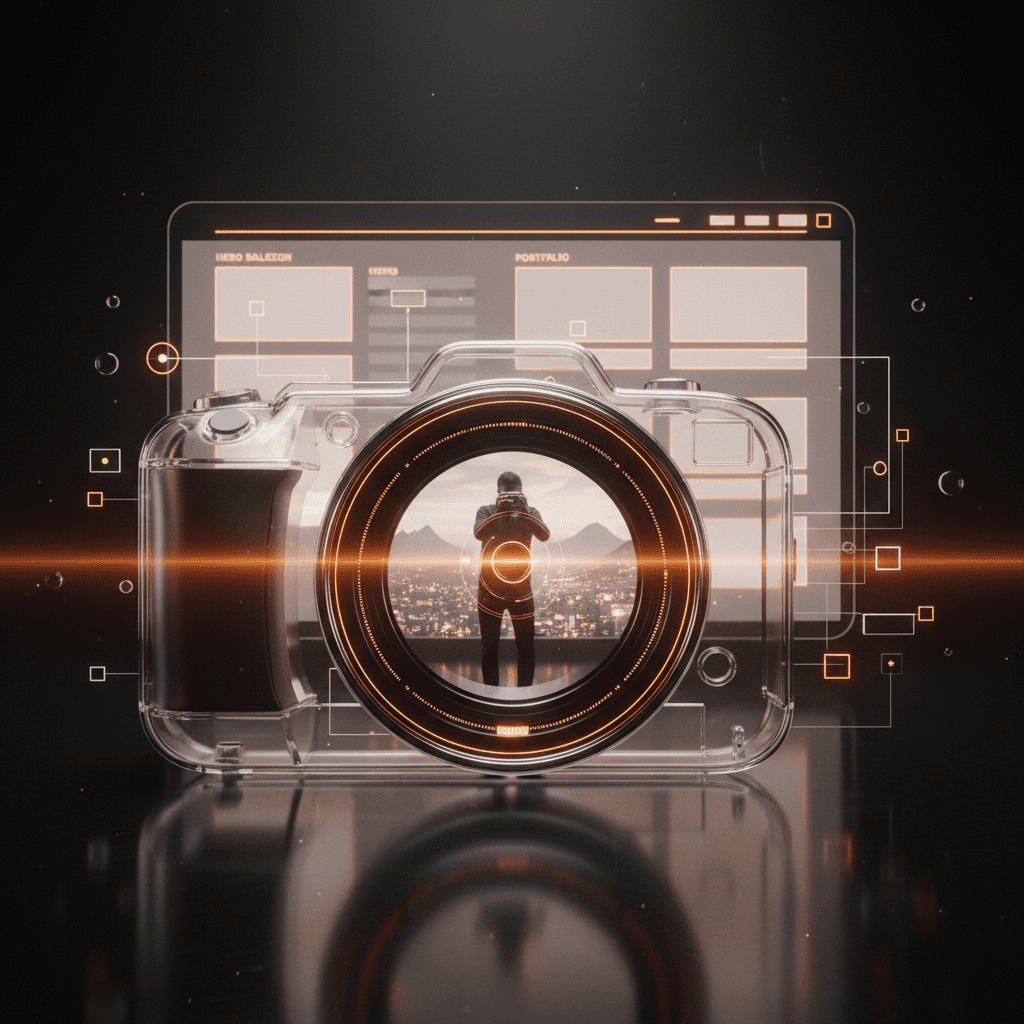 Website Portfolio für einen schweizer Fotograf