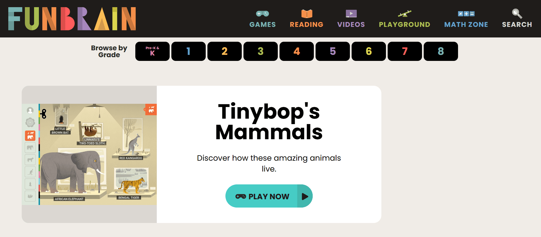 funbrain - Fun Websites for Kids