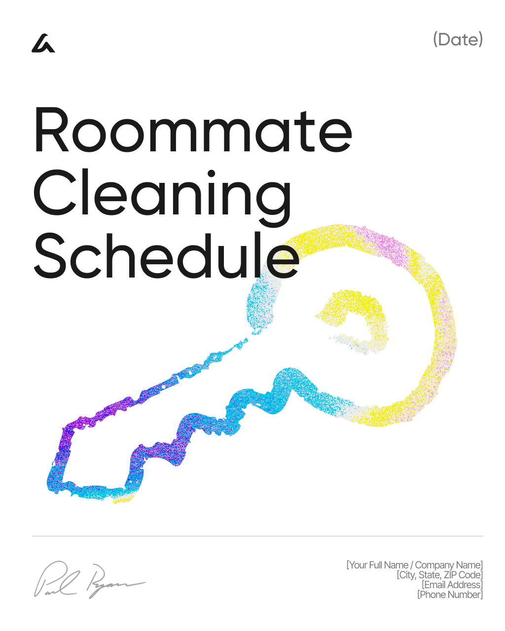 Roommate Cleaning Schedule