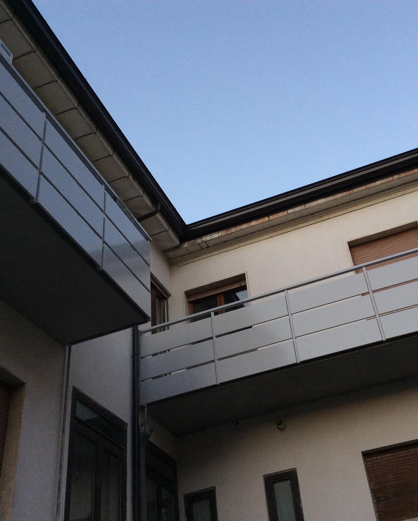 Corrimano in metallo per abitazione privata