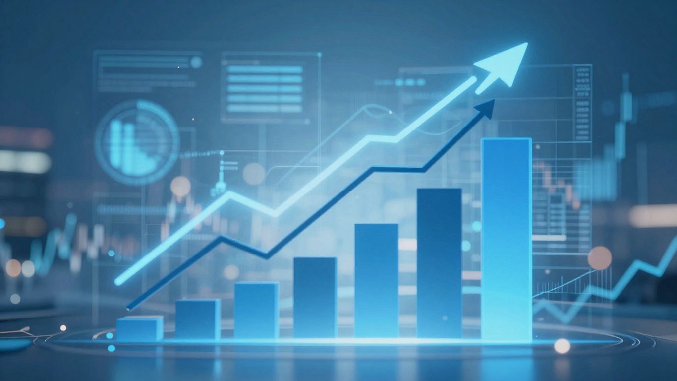 Revenue growth and strategic planning visualization