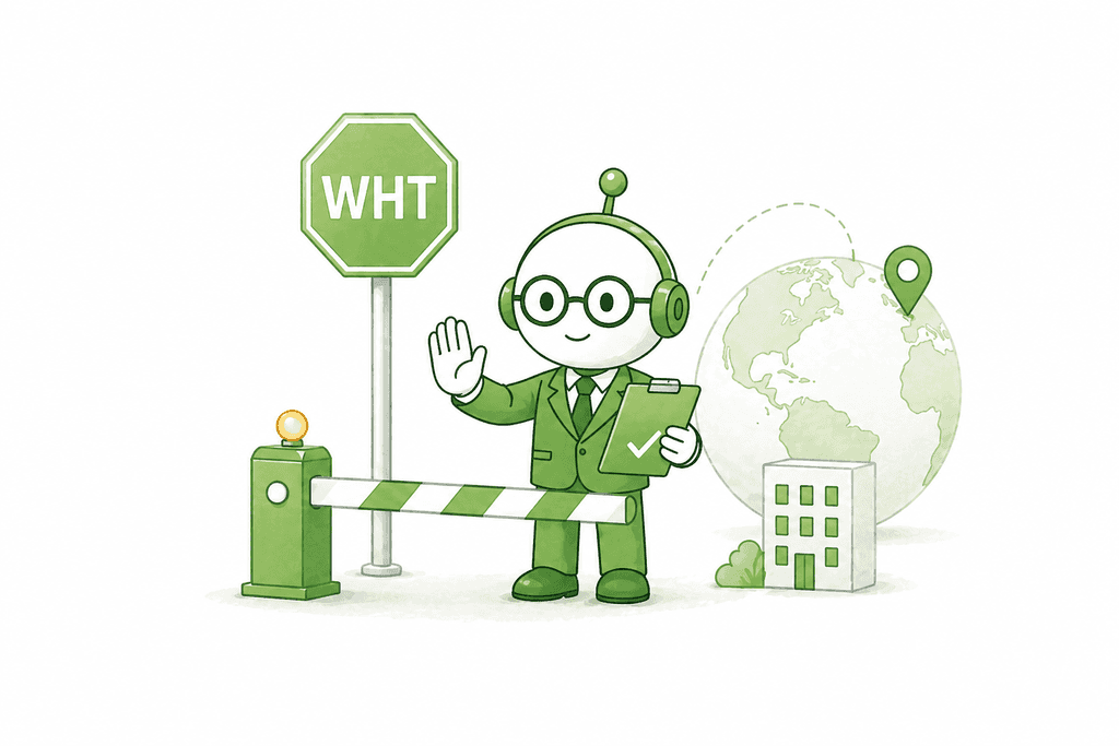 Kontrola przelewu zagranicznego i podatek u źródła (WHT)