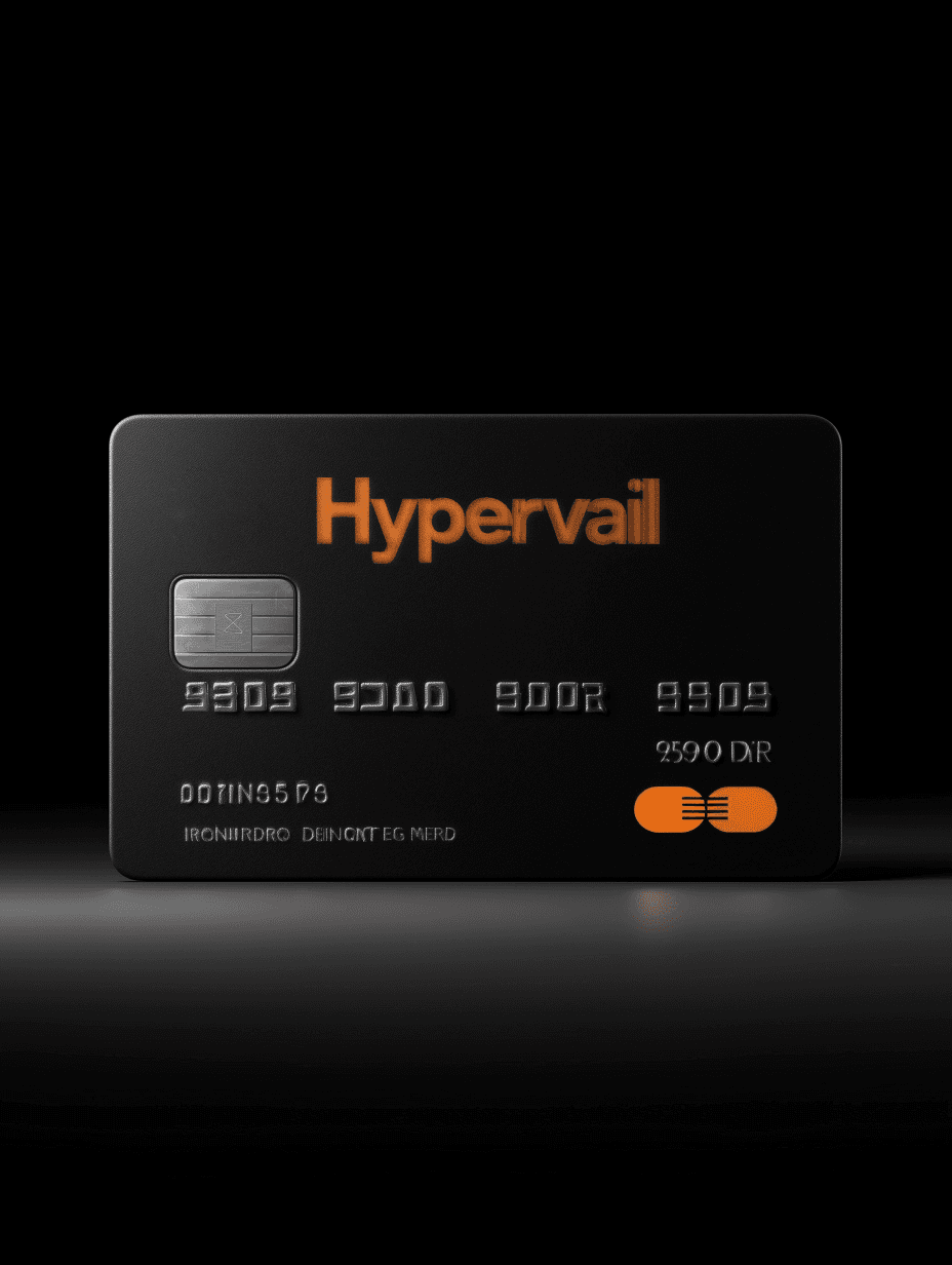 Floating Credit Card Mockup Minimal Design No Log