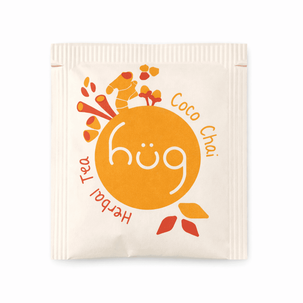 Cocoa Chai Hüg tea packaging